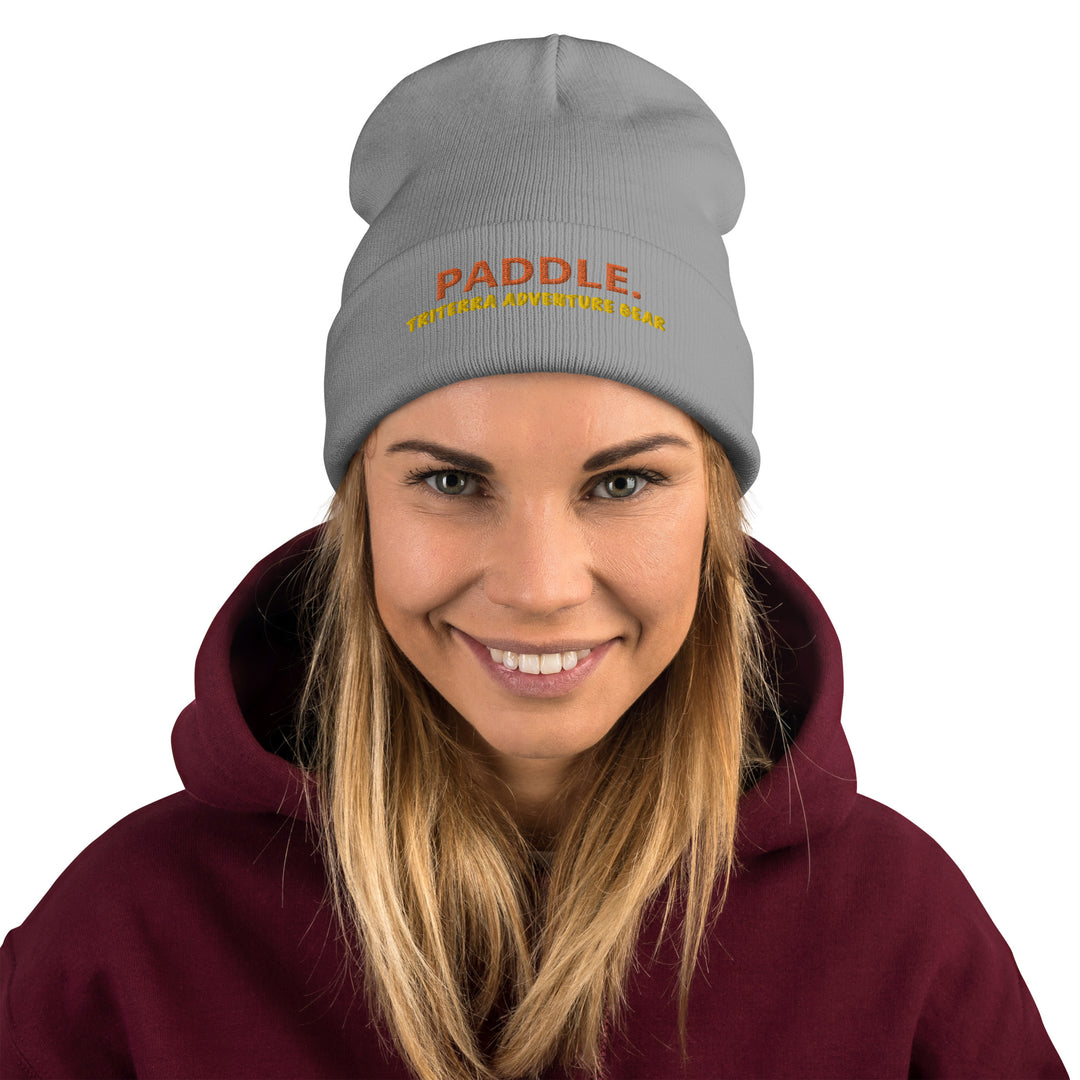 Embroidered Triterra Adventure Gear Paddle Beanie