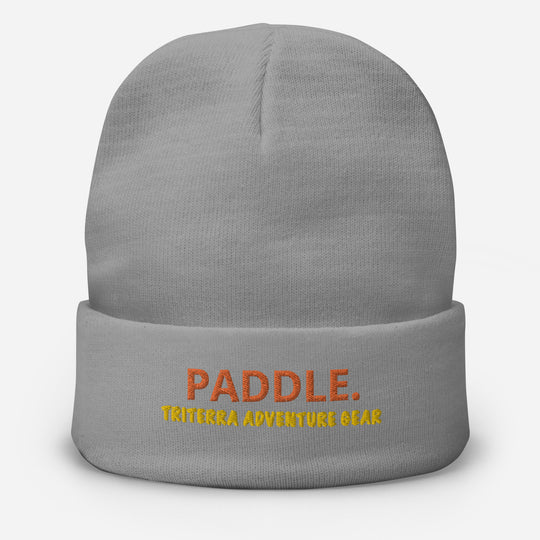 Embroidered Triterra Adventure Gear Paddle Beanie