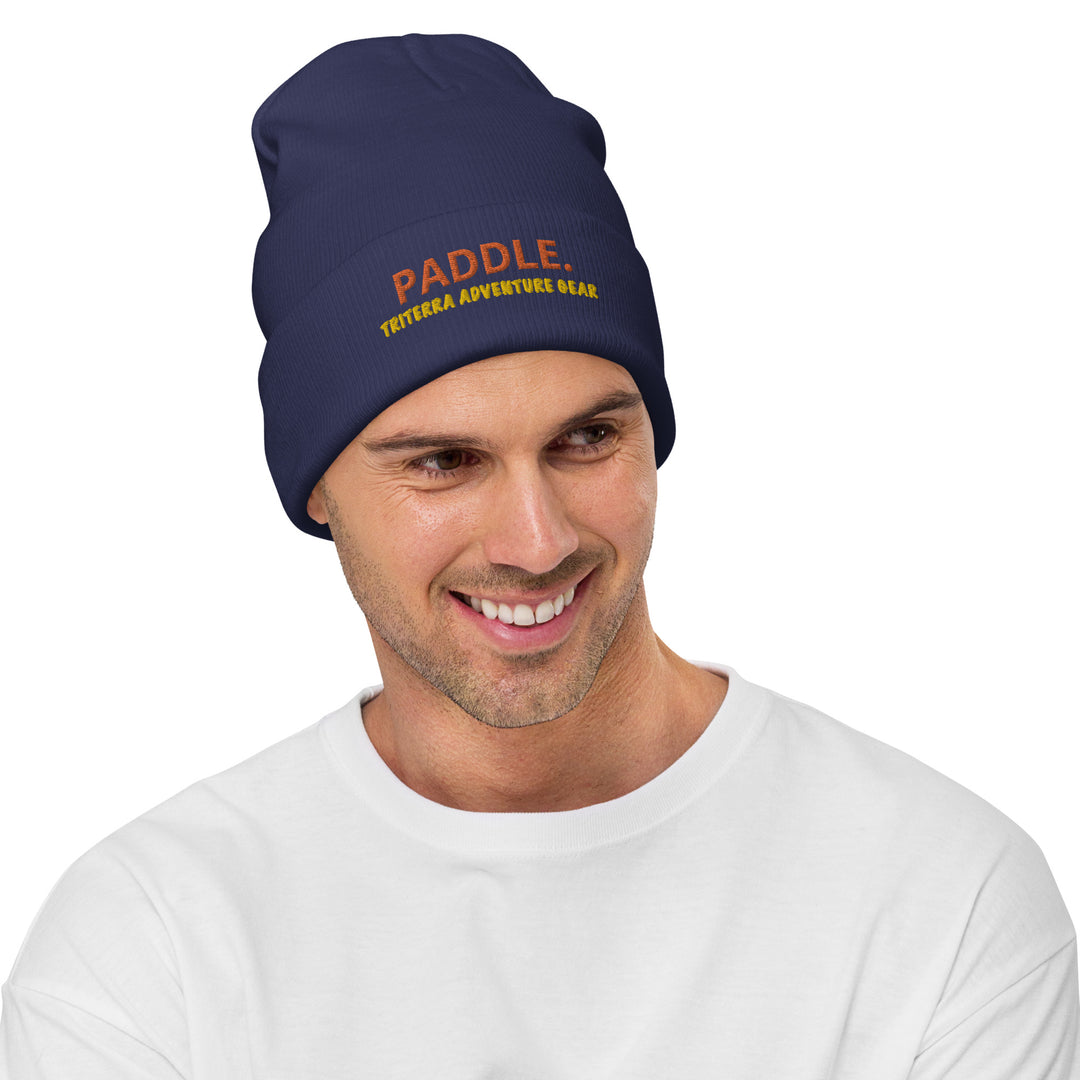 Embroidered Triterra Adventure Gear Paddle Beanie