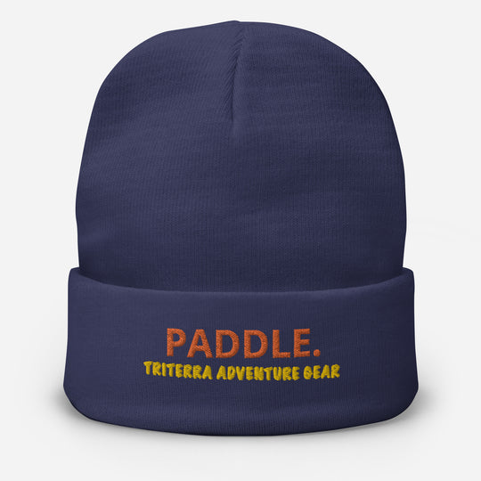 Embroidered Triterra Adventure Gear Paddle Beanie