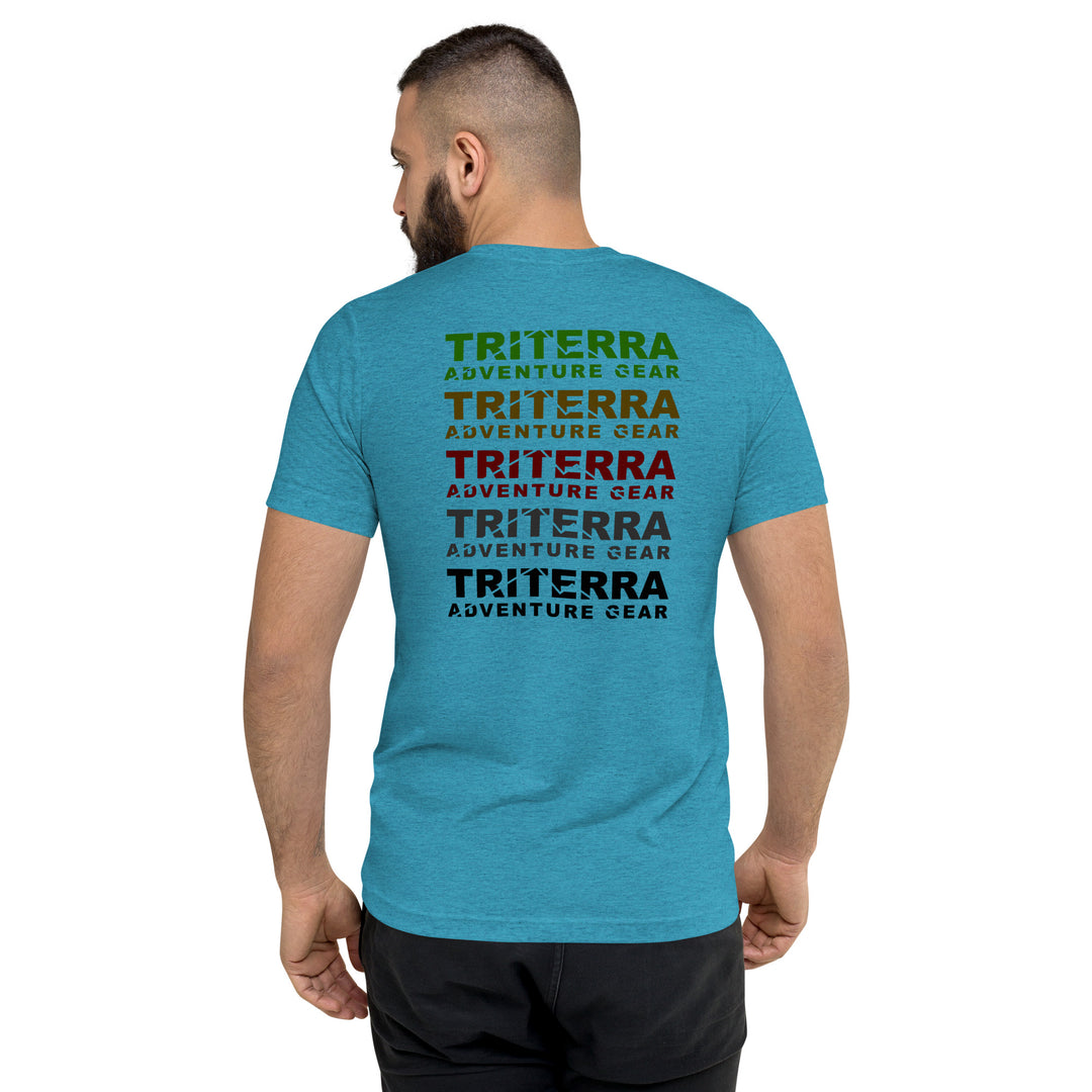 Triterra mountain text logo t-shirt