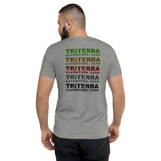 Triterra mountain text logo t-shirt