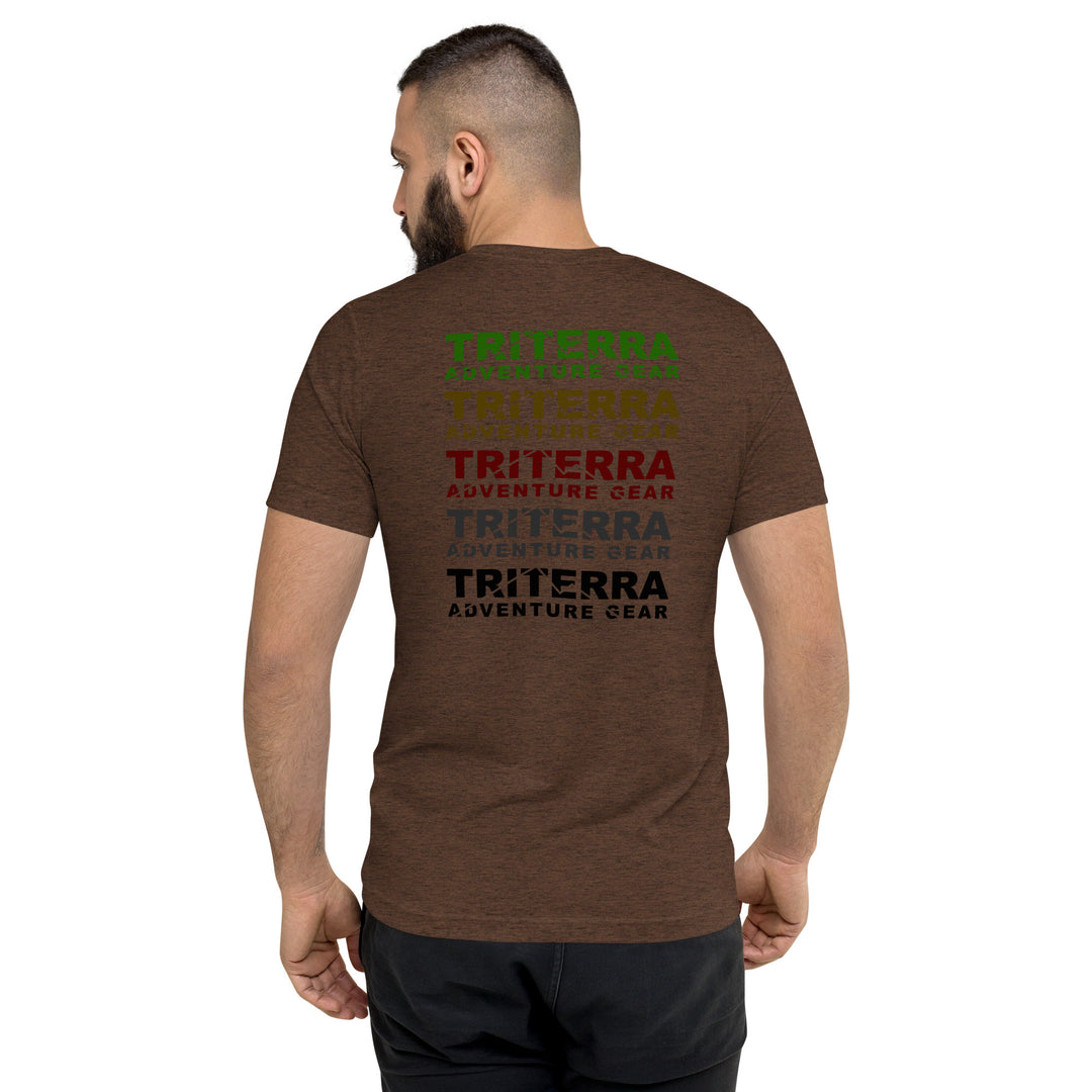 Triterra mountain text logo t-shirt