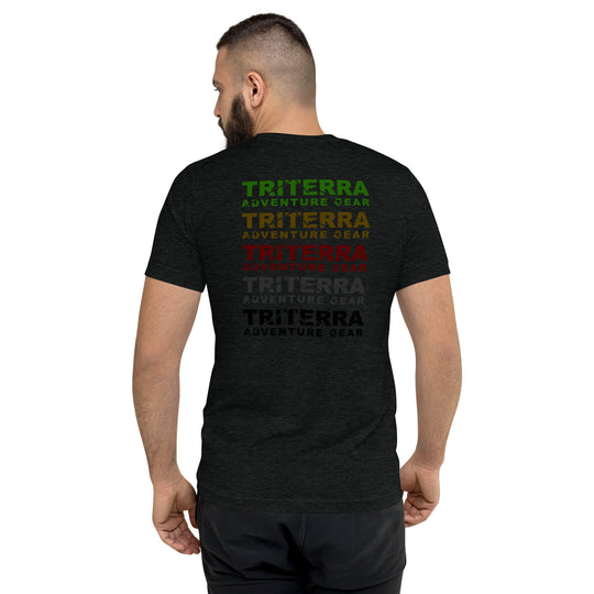 Triterra mountain text logo t-shirt